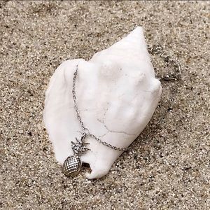 “Citrus” Chain Anklet | Silver Tone